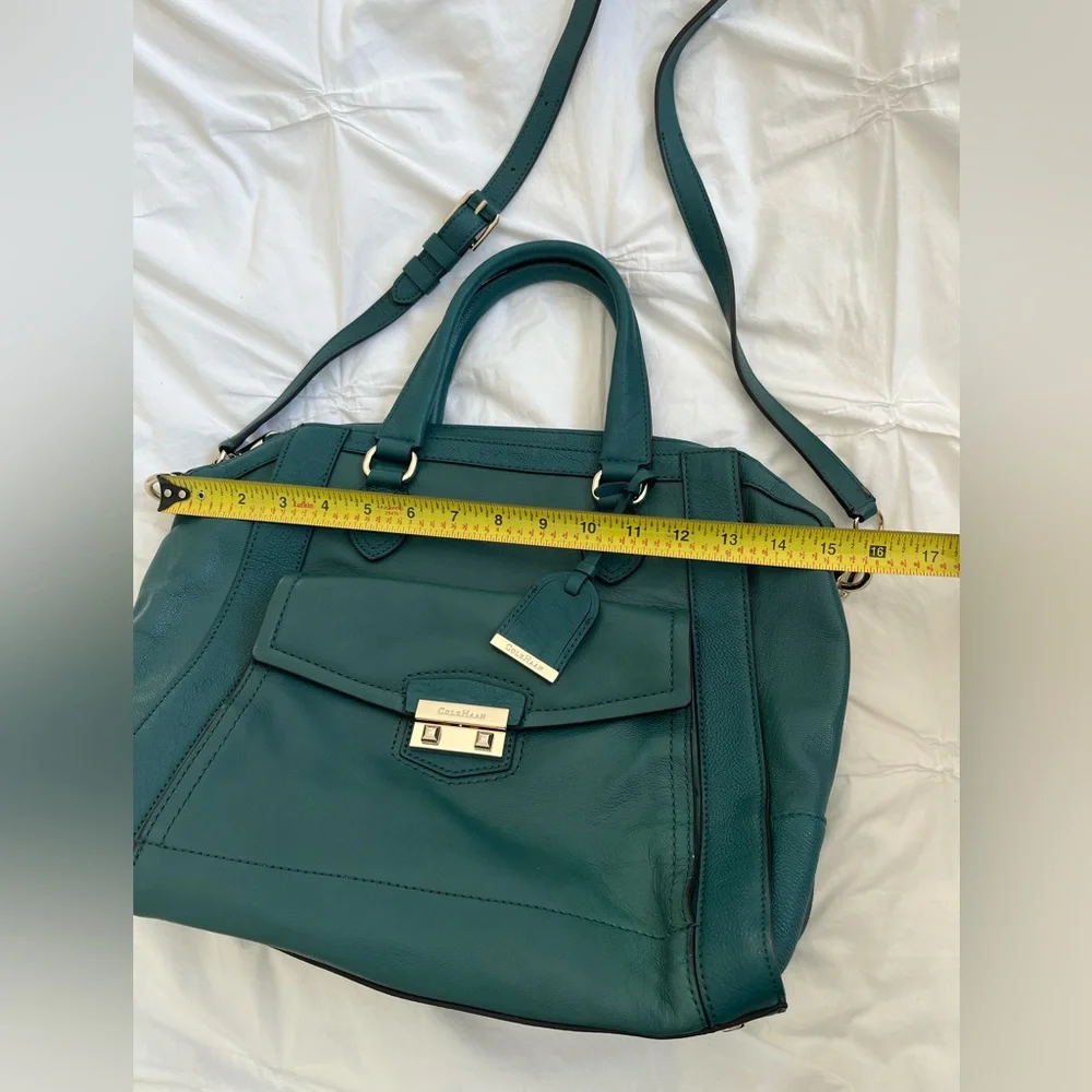 Cole Haan Teal Leather Satchel